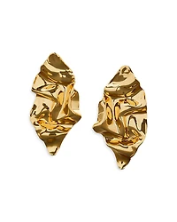 Alexis Bittar Crumpled Large Post Earrings