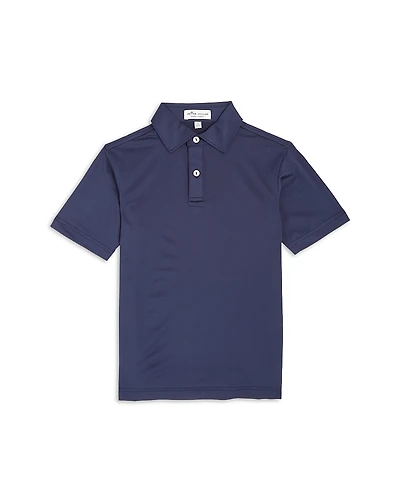 Peter Millar Boys' Solid Youth Performance Jersey Polo - Little Kid, Big Kid