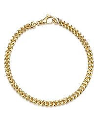 Bloomingdale's Fine Collection Men's Square Franco Link Chain Bracelet