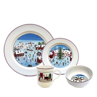 Villeroy & Boch Naif Christmas 4-Piece Place Setting