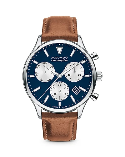 Movado Heritage Calendoplan Chronograph, 43mm