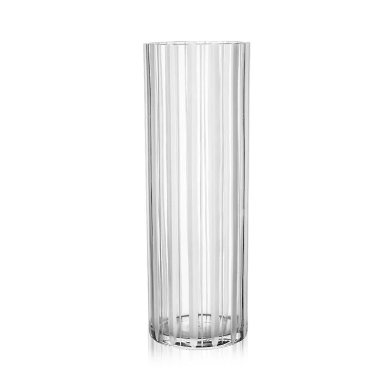 Cut In Number Stripes Vase, Large