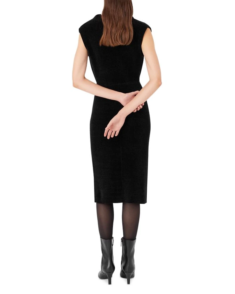 Cowl Neck Knit Dress