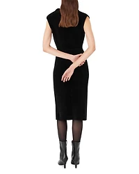 Cowl Neck Knit Dress