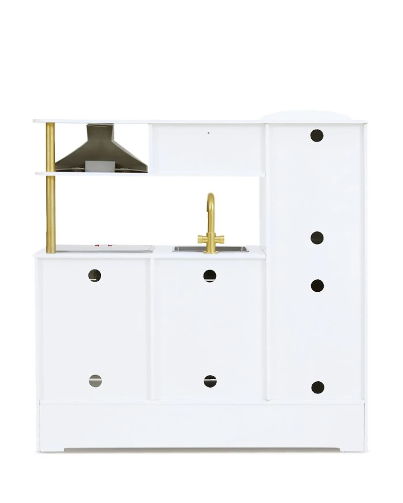 Kids Little Chef Munich Retro Play Kitchen White - Ages 3-7