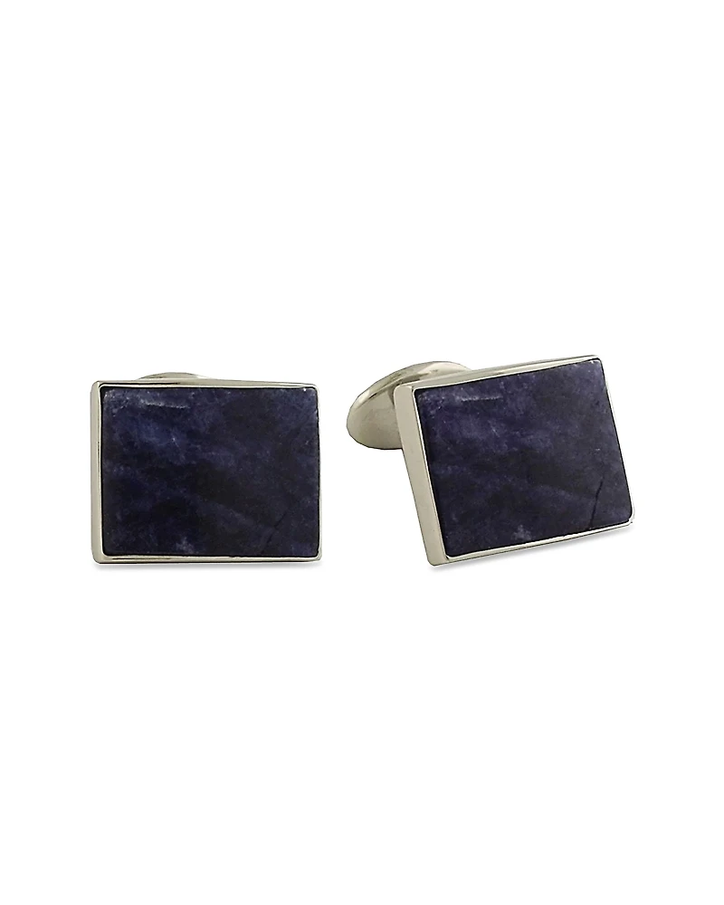 David Donahue Sodalite Sterling Silver Cufflinks