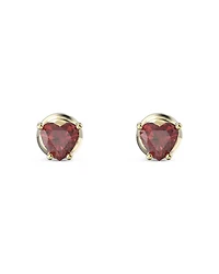 Chroma Heart Crystal Stud Earrings