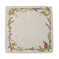 Forest Walk Café Au Lait Napkin with Animals