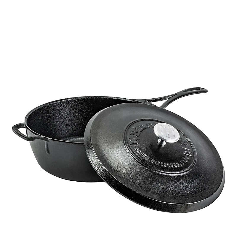 Lodge 4 Qt Deep Cast Iron Skillet and Lid