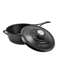 Lodge 4 Qt Deep Cast Iron Skillet and Lid