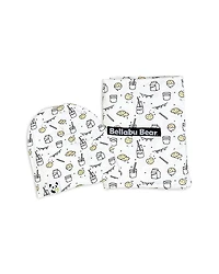 Bellabu Bear Unisex Cookie Printed Swaddle - Baby