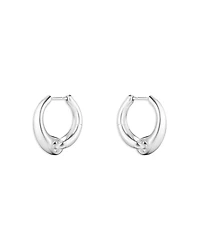 Georg Jensen Sterling Silver Reflect Hoop Earrings