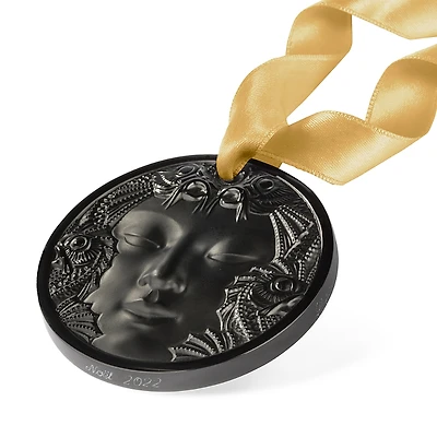 Lalique Masque de Femme Motif Ornament