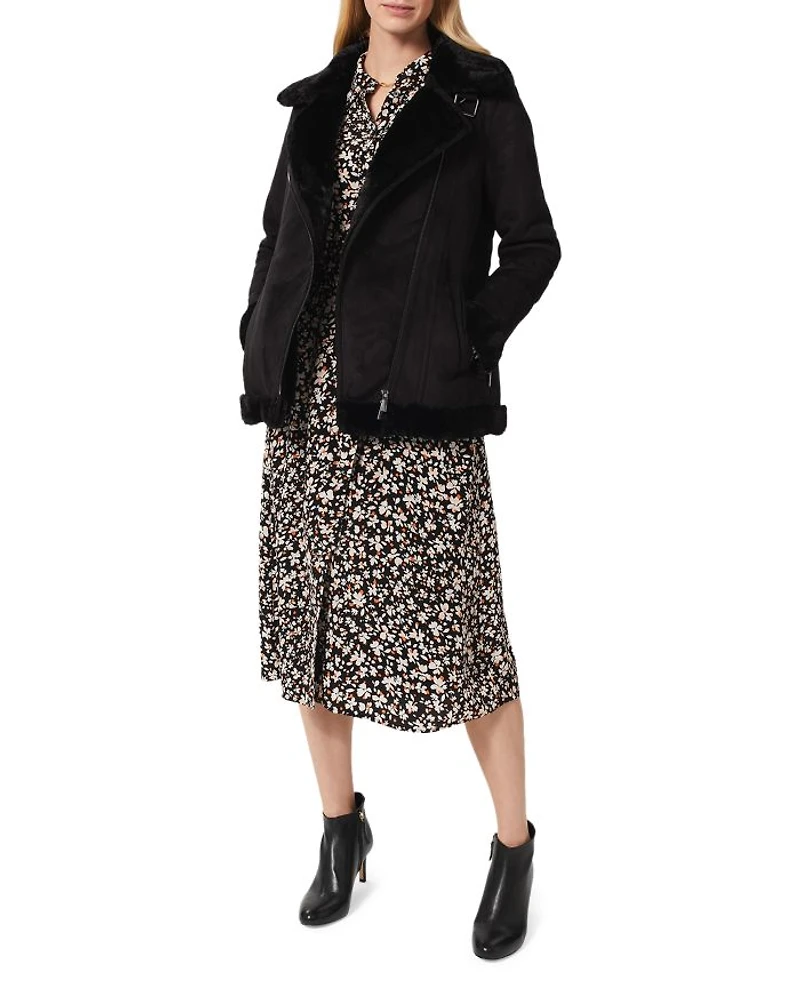 Morgen Belted Floral Print Shirt Dress
