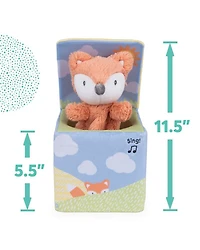 Baby GUND Fox in a Box Animated Plush Activity Toy - Ages 0+