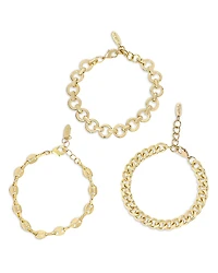 Ettika Might & Chain Link Bracelet