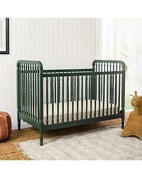 Liberty 3 1 Convertible Spindle Crib with Toddler Bed Conversion Kit