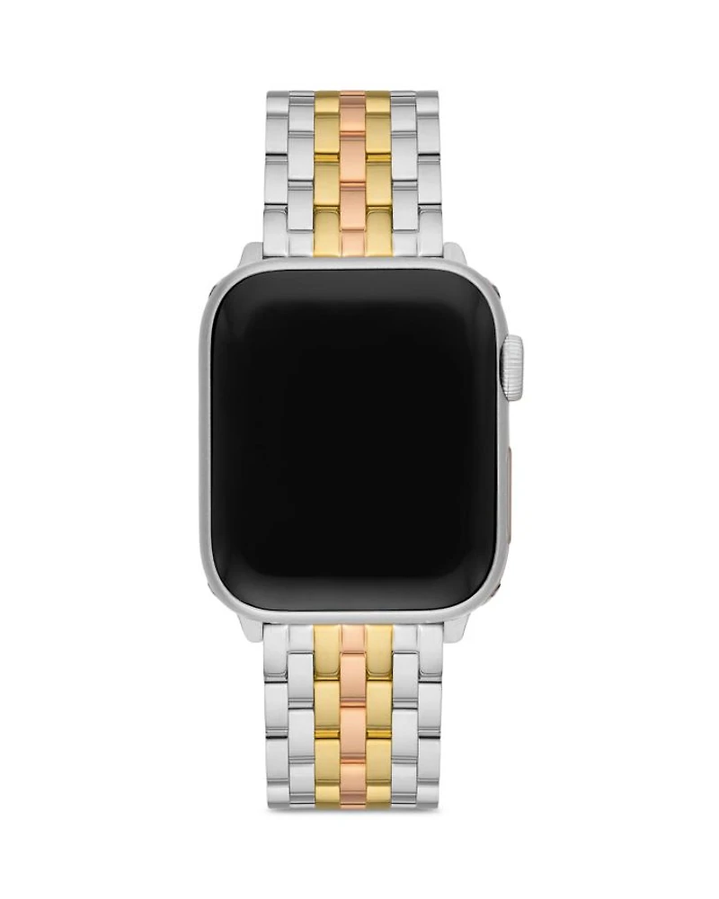 Apple Watch® Tri-Tone 18K Gold-Plated Bracelet, 38-49mm