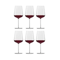 Vervino Bordeaux Glass, Set of 6