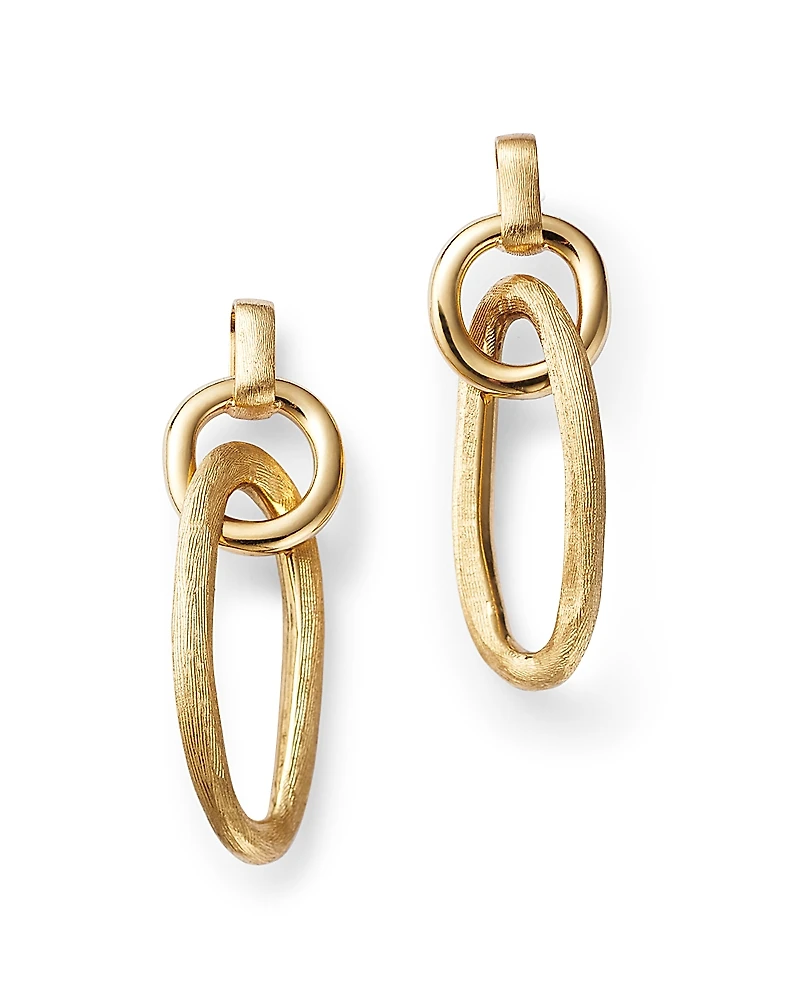 Marco Bicego 18K Yellow Gold Jaipur Double Link Drop Earrings
