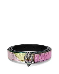 Kurt Geiger London Women's Metallic Rainbow Belt