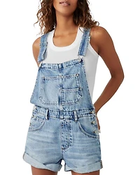 We The Free Ziggy Cotton Denim Romper