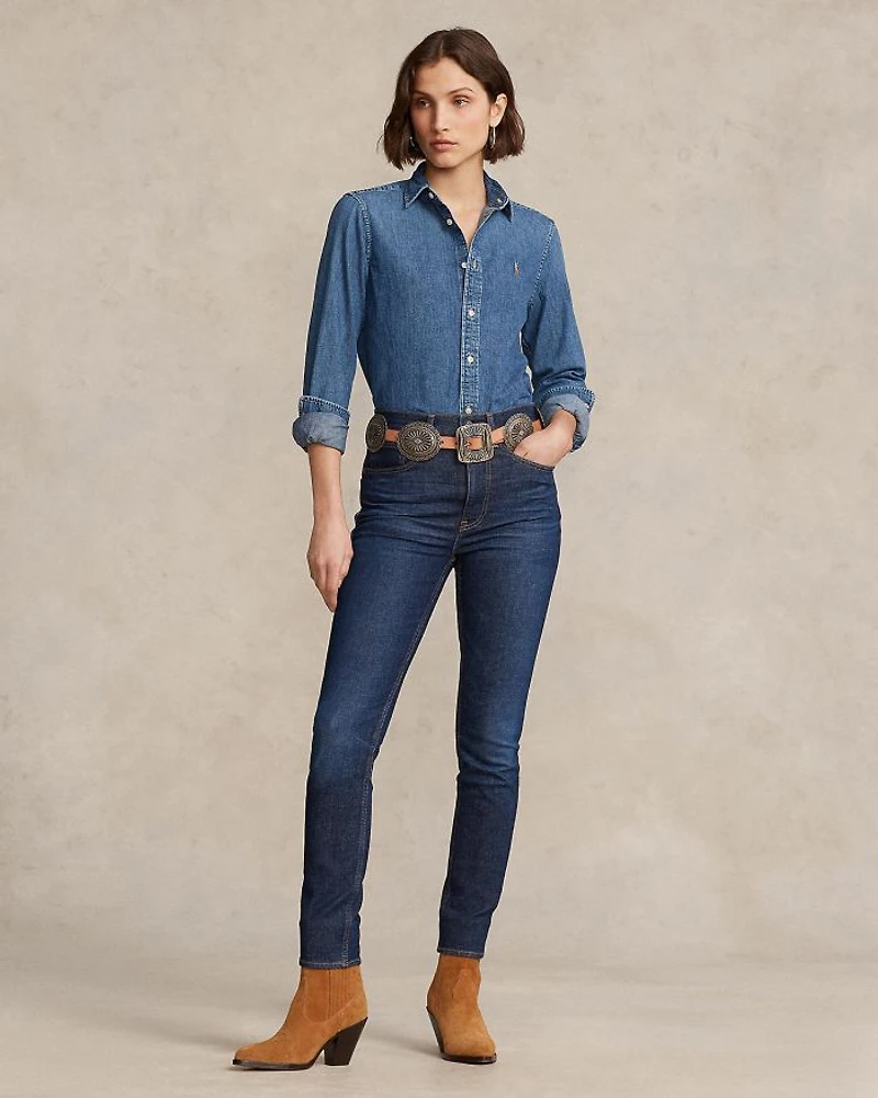 Denim Button Down Shirt