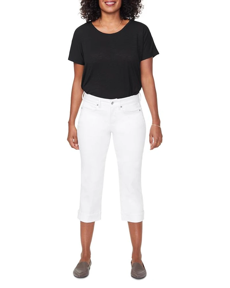Marilyn High Rise Crop Straight Jeans