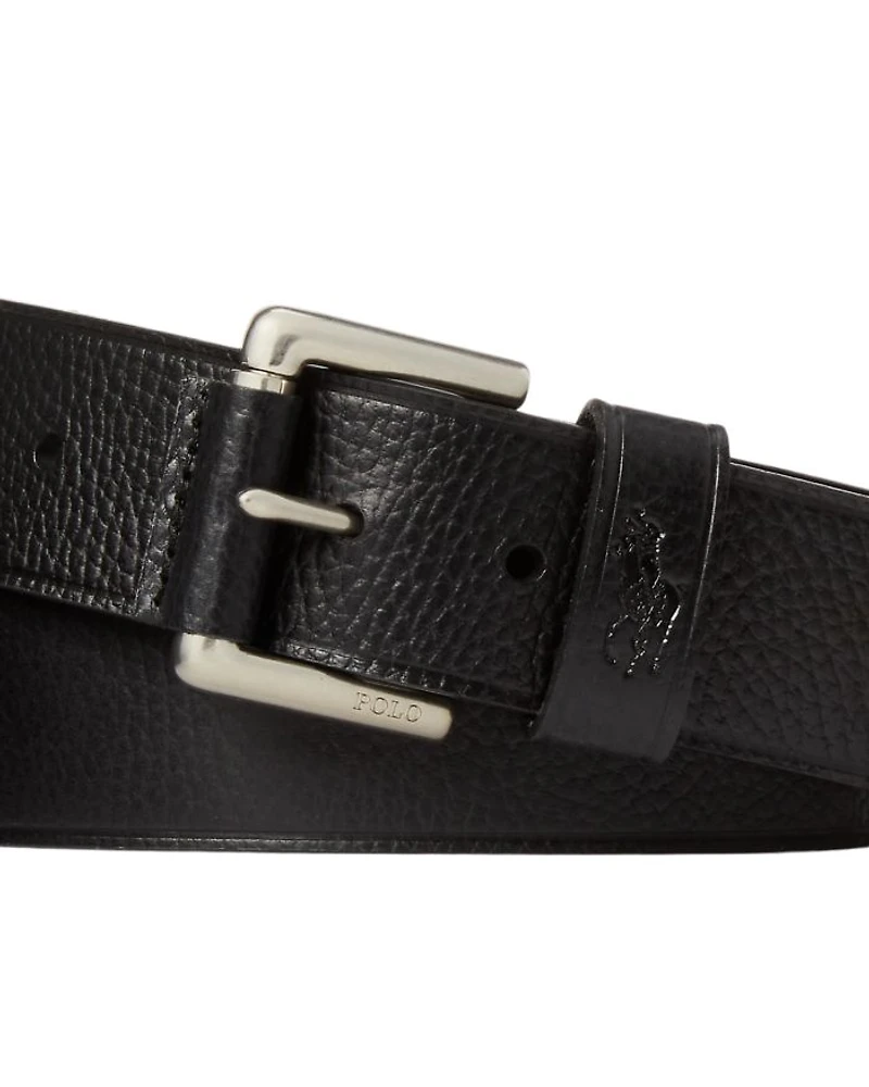 Signature Pony Leather Belt