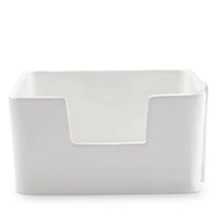 Melamine Lastra White Cocktail Napkin Holder