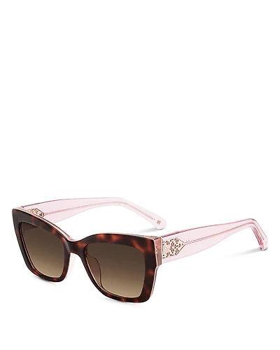 kate spade new york Valeria Cat Eye Sunglasses, 53mm