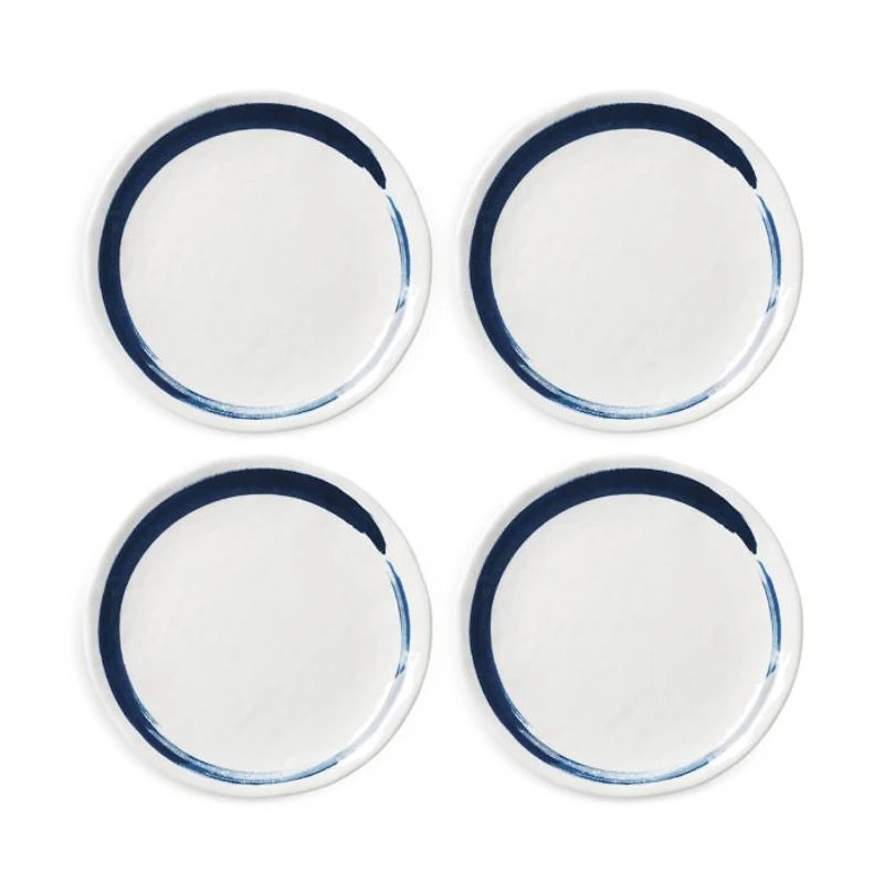 Blue Bay Melamine Dinner Plates, Set of 4