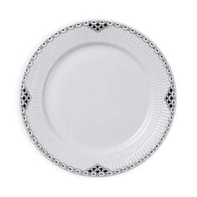 Black Lace Dinner Plate