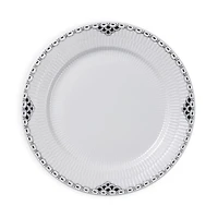 Black Lace Dinner Plate