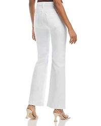 Slim Illusion Dojo High Rise Wide Leg Jeans Luxe White