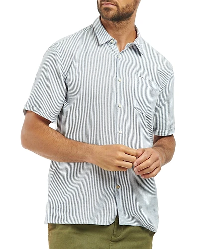 Barbour Deerpark Summerfit Stripe Regular Fit Button Down Shirt