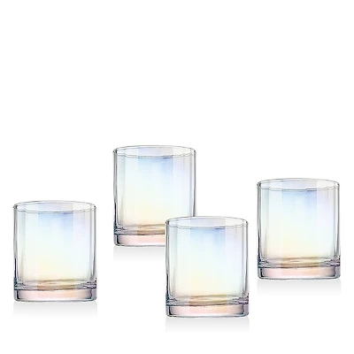 Godinger Monterey Double Old Fashioned Glasses, Set of 4