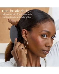 Polish & Shine Premium Faux Boar & Nylon Oval Hairbrush