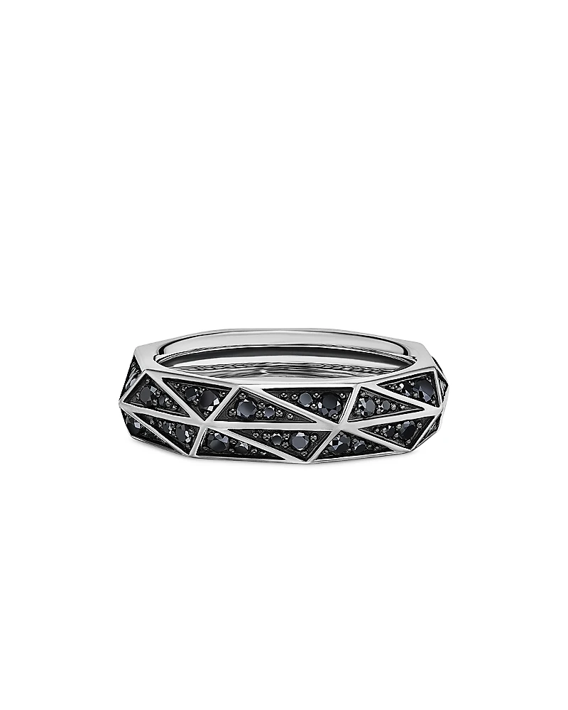 David Yurman Men's Torqued Faceted Band Ring