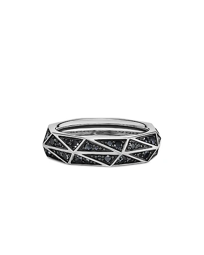 David Yurman Men's Torqued Faceted Band Ring