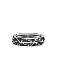 David Yurman Men's Torqued Faceted Band Ring