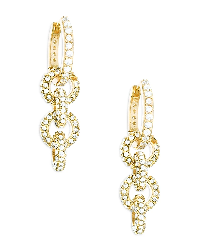 Ettika Multi Ring Crystal Dangle Earrings