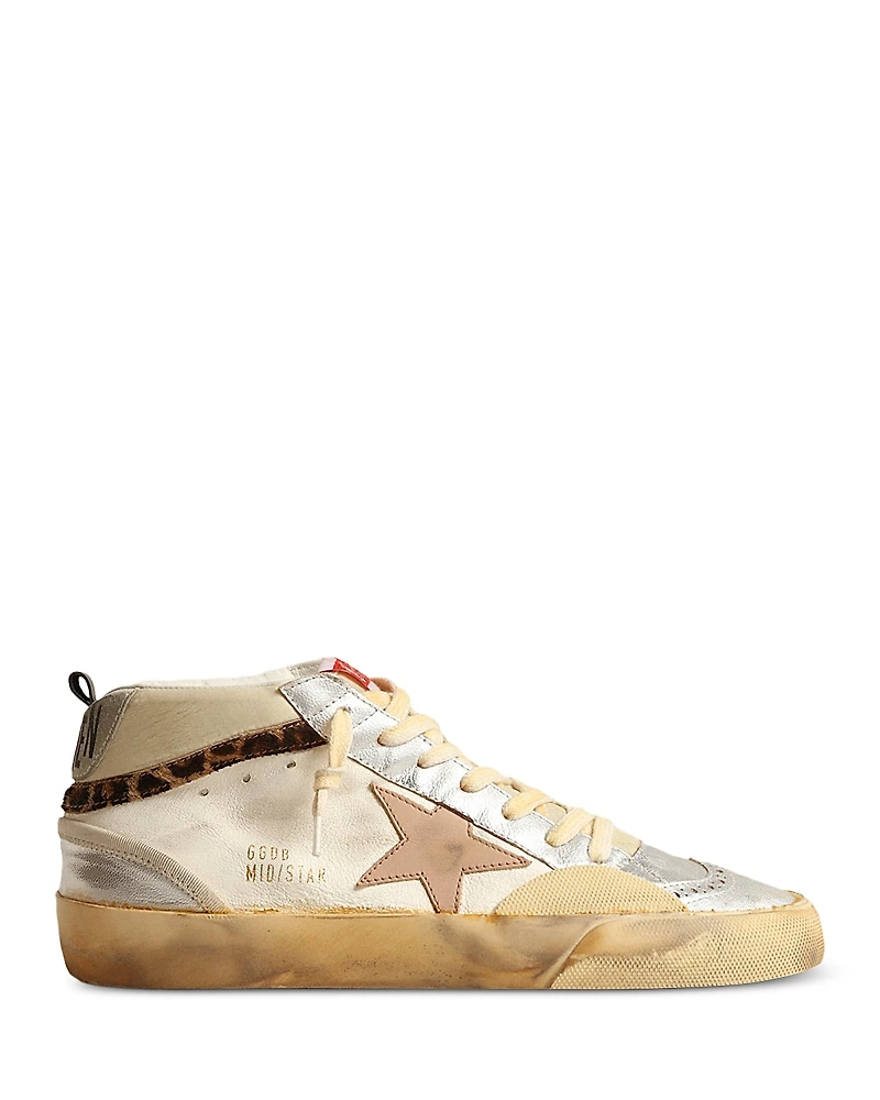 Golden Goose Women's Mid Star Top Sneakers