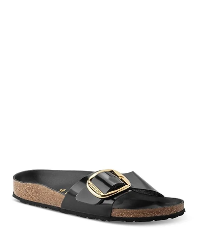 Women's Madrid High Shine Big Buckle Sandals