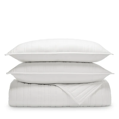 Boil & Branch Signature Stripe Quilt Set, Full/Queen