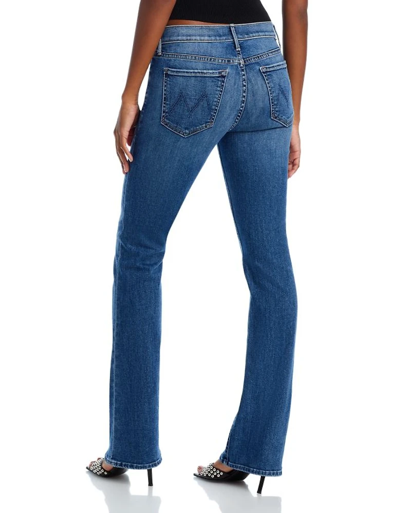 The Outside Ankle Mid Rise Bootcut Jeans Dark And Stormy Night