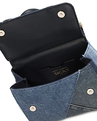 Small Sicily Bag in Patchwork Denim