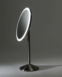 Round Rechargeable Makeup Mirror 5x Magnification