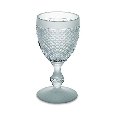 Vista Alegre Bicos Bicolor White Matte and Gloss Goblet