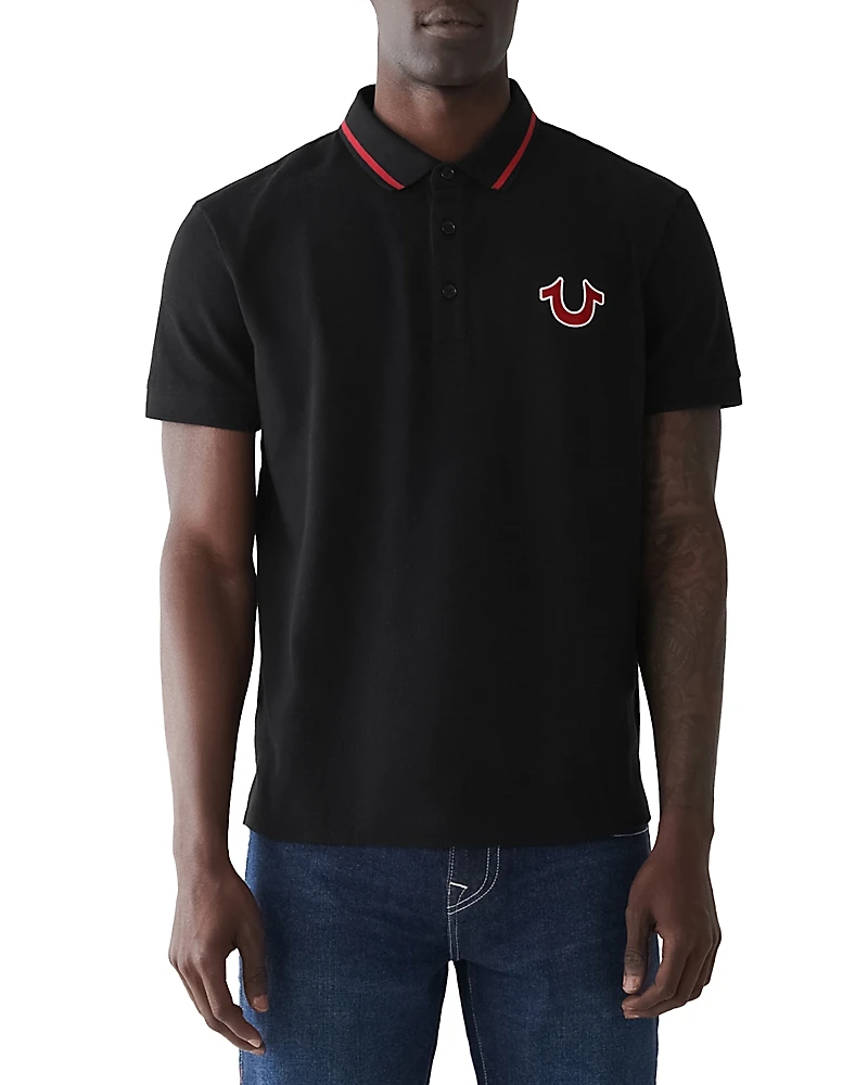 True Religion Logo Short Sleeve Polo
